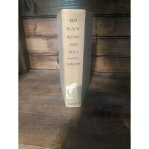 Red, Black, Blond and Olive Hardcover Book‎ by Edmund Wilson 1956, Vtg Literary